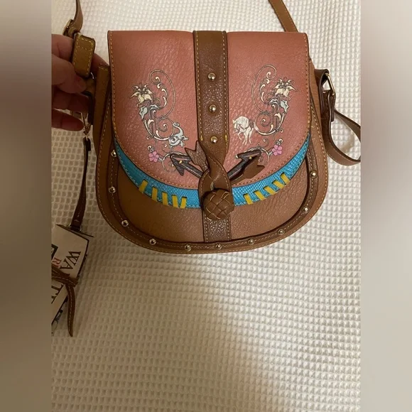 Disney Danielle Nicole  Tangled Flynn Ryder Crossbody Bag - Picture 2 of 12